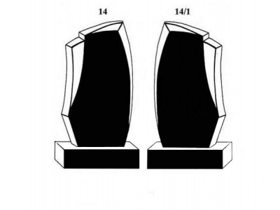 Гранитный памятник вертикальный 14